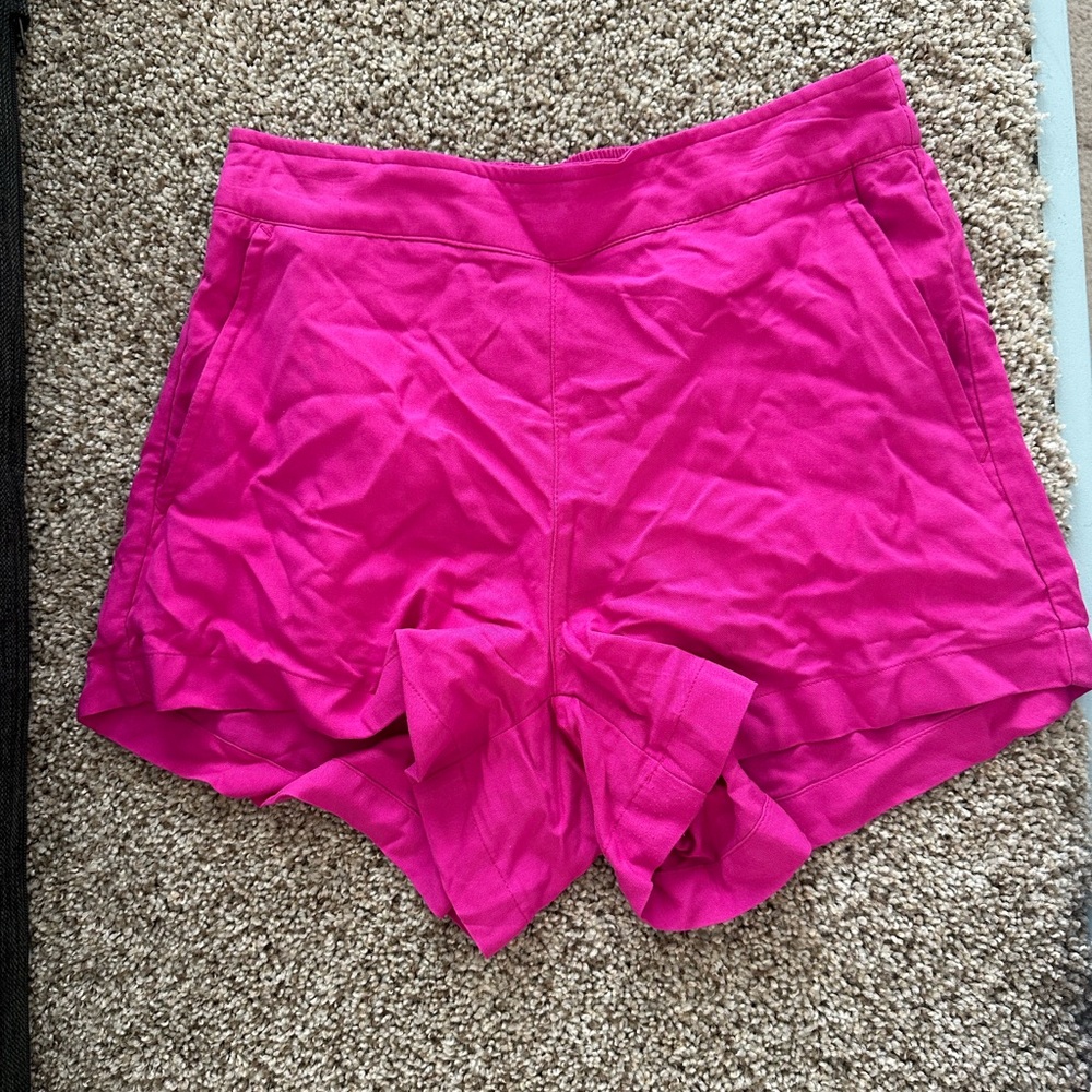 Hot pink shorts